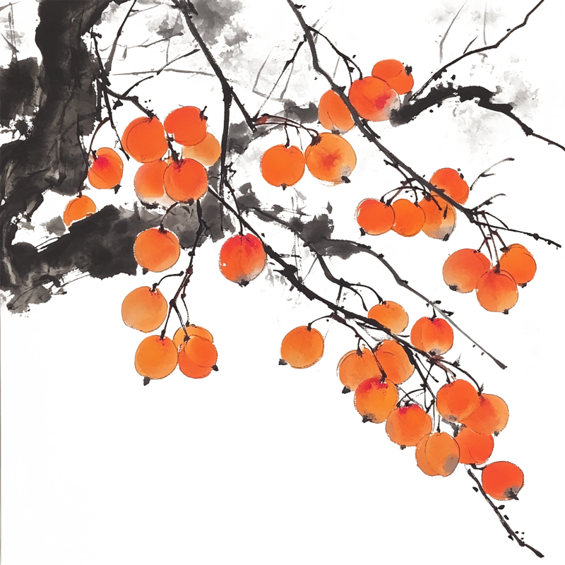 aleckchen_Chinese_painting_Autumn_leaves_persimmons_hanging_on__b72214e9-5d03-4e41-bd21-33f98347b1f3_upscayl_4x_remacri